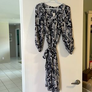 Talbots Petite Dress with Waist Tie